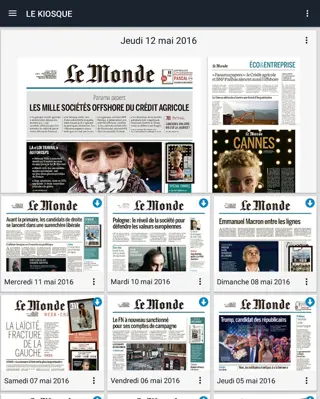 Journal Le Monde android App screenshot 3