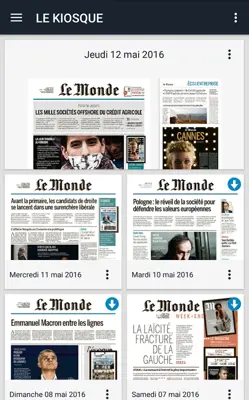 Journal Le Monde android App screenshot 7